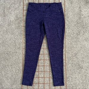 Jockey | Purple Stripe-Patterned Leggings